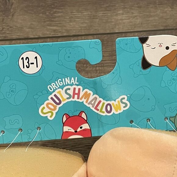 Squishmallow Slippers Girls Pink Dabria Donut Doughnut Plush Size 13-1 NEW - Picture 6 of 10